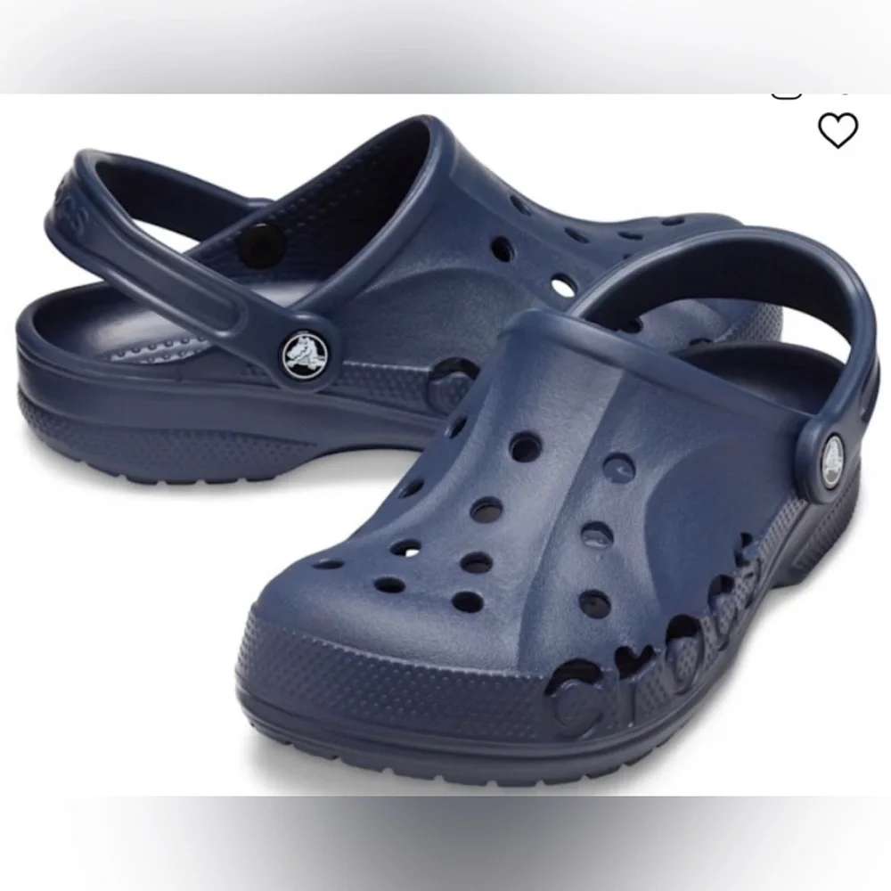 CROCS Baya Clog Navy Shoes J 6 Unisex